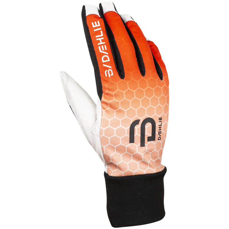 Daehlie Glove Race Leather Women - Orange