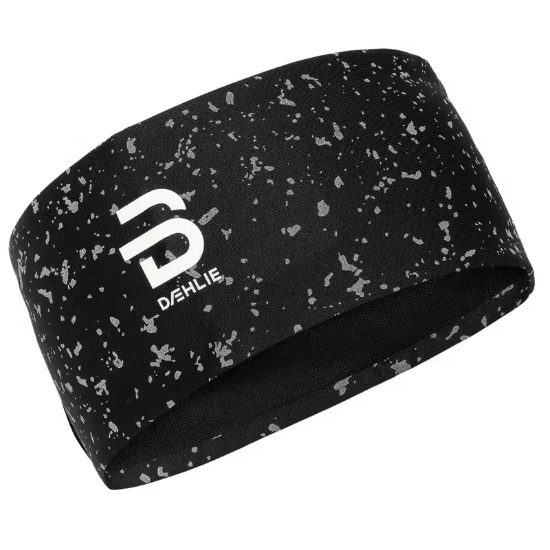 Daehlie Headband Polyknit Print - Grey/Black